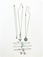 Sterling Silver Necklaces and Earrings