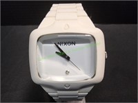 Nixon Player White Rubber Analog Men's Wristwatch