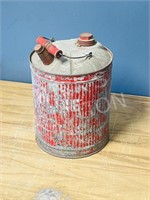 vintage metal gas can