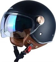BEON Half 3/4 Face Motorcycle Helmet, DOT Approved