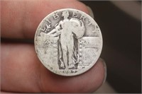 1927 Walking Liberty Silver Quarter