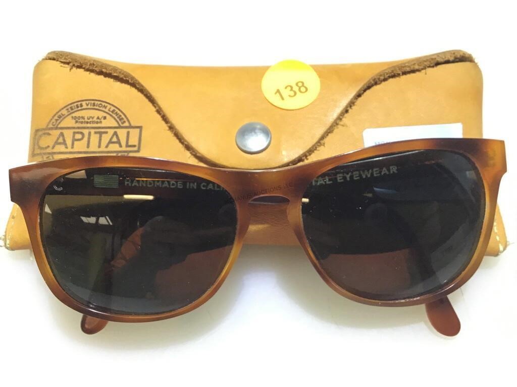 Capital Eyeware Sunglasses. Handmade In