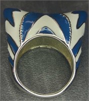 925 stamped Star wars Ahsoka Ring size 8