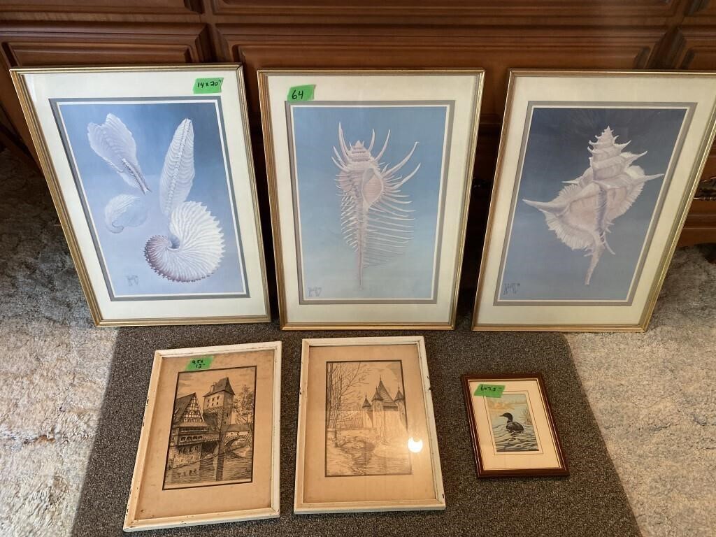 Framed wall art- see pictures