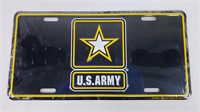 U.S. Army Metal License Plate
