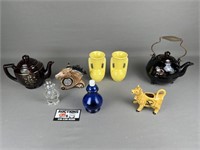 USA Pottery Vases, Hand Painted Teapots, Decor