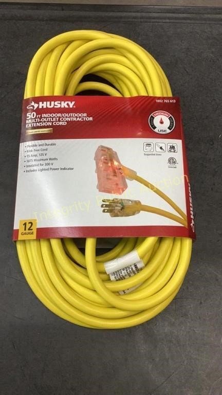 Husky 50’ Multi-Outlet Extension Cord