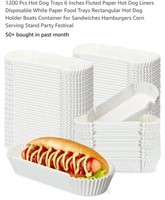 MSRP $27 1200 Hot Dog Trays