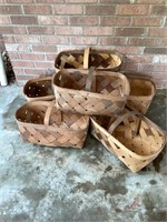 Vintage Farmhouse Style Baskets, Fruit Baskets