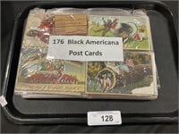 176 Black Americana Post Cards.
