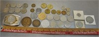 Lot of assorted tokens, see pics