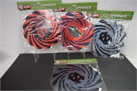 4- New Metal GEO Collage Themed 10" Wind Spinners
