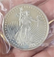 Silver Town 1 ounce .999 fine silver coin