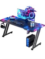 NEW $140 47" Gaming Desk with LED Lights