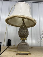 Table Lamp w/Shade 31"H shade damaged
