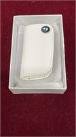 White Key Fob Sleeve for BMW