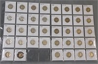 (38) Washington Silver Quarters Various Dates.