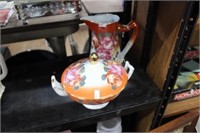 ROSE DECORATION JAR - PITCHER