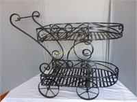 Wrought Iron Tea Cart