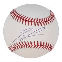 Autographed Ronald Acuna Jr OML Baseball