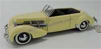 1937 Cord 812 Phaeton Coupe 1/24 die cast car,