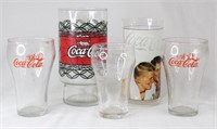 Assorted Coca-Cola Glassware