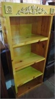 SOLID PINE WELL BUILT BOOKCASE