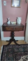 Lovely Vintage One Drawer Lamp Table. It is