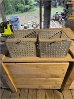 Vintage Locker Baskets