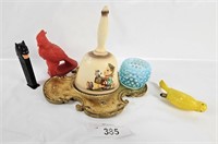 Hummel Bell, Wax Bird, Light Bulb Bird & More