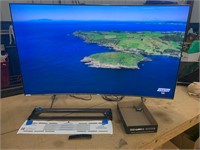 65” Samsung curved 4k Smart TV with wall mounts