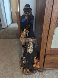 Halloween Decorations: Crow & (2) Witches