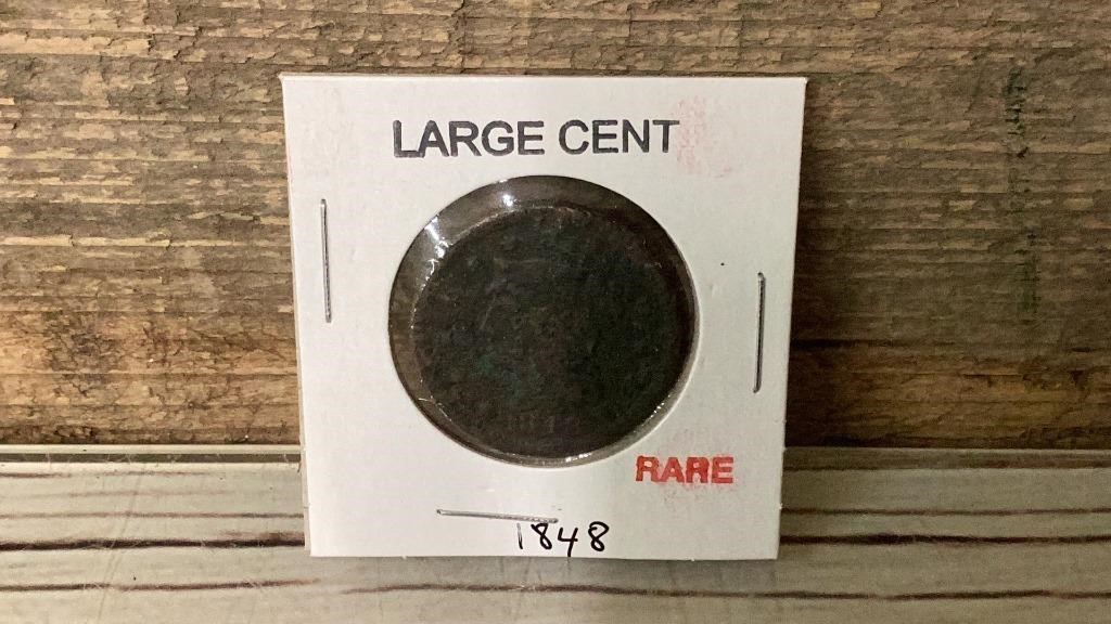 Large cent 1848