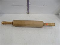Wooden rolling pin, 12" roller