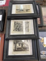 Vintage marine corps photos in frames