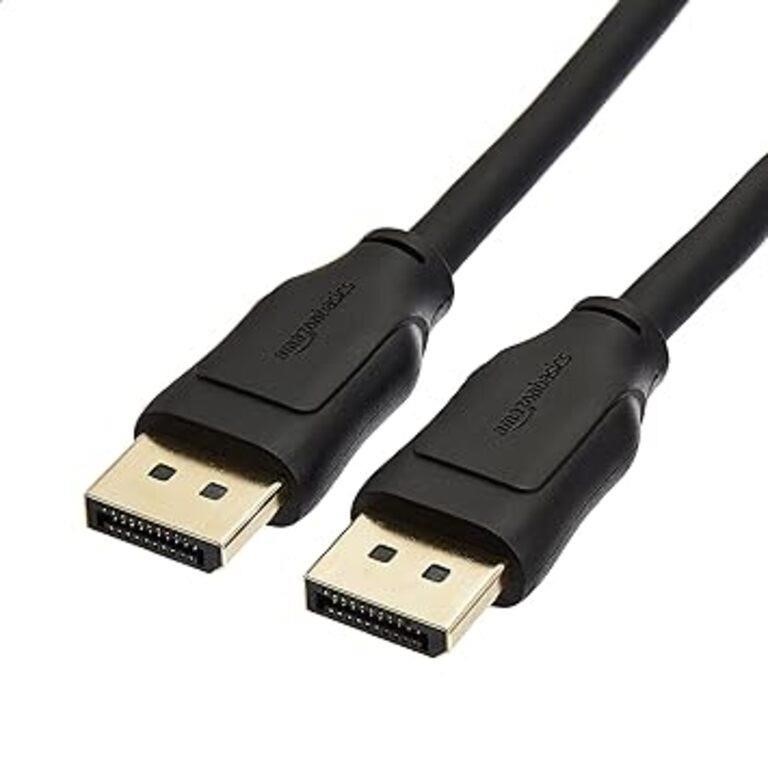 Amazon Basics 8K DisplayPort to DisplayPort 1.4 Ca