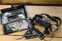 Small Toolbox and Black & Decker Tools