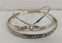 3 .925 silver bracelets