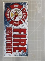 Fire department sticker