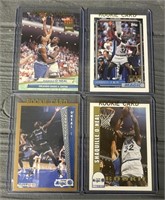 (4) 1992-93 Shaquille O’Neal Rookie Cards