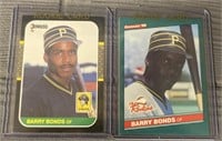 (2) Mint Barry Bonds Rookie Cards