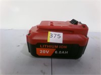 Lithium ION 20V 6.0AH