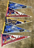 St. Louis Cardinals, Rams & Blues Pennants