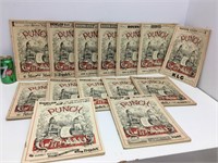 Lot de 14 livres vintage de Punch