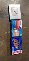 3 BOXES OF BANDAIDS