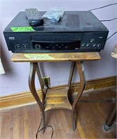 RCA VHS player & Oak table 14”X14”X30”