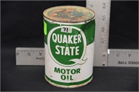 VINTAGE QUAKER STATE OIL CAN