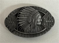 1991 INDIAN CHIEF BELT BUCKLE