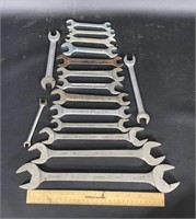 Assorted Double Open Ended Wrenches