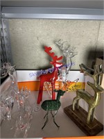 Assortment of Reindeer Decorations